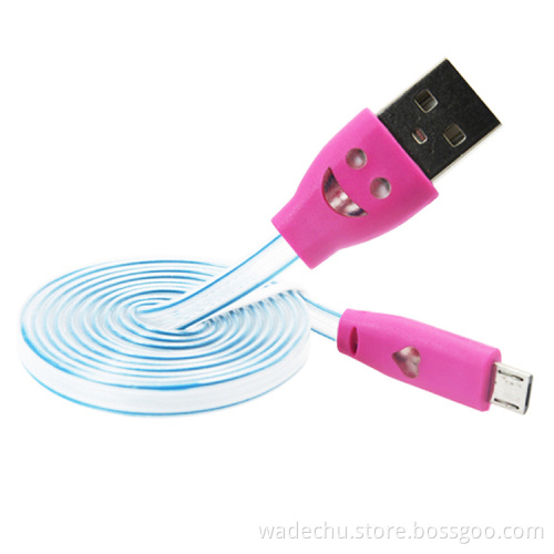 Micro USB LED Charger Cable with LED Light